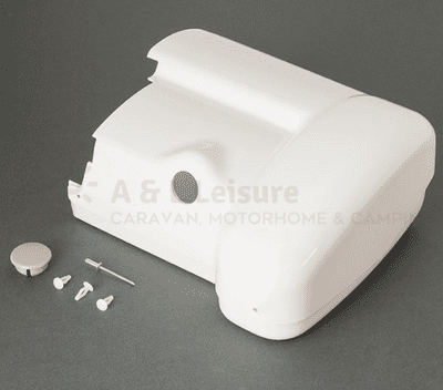 Fiamma F45L 3.50 - 4.50m Right Hand End Cap Eagle - Polar White
